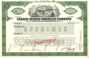 United States Tobacco Co. - Stock Certificate